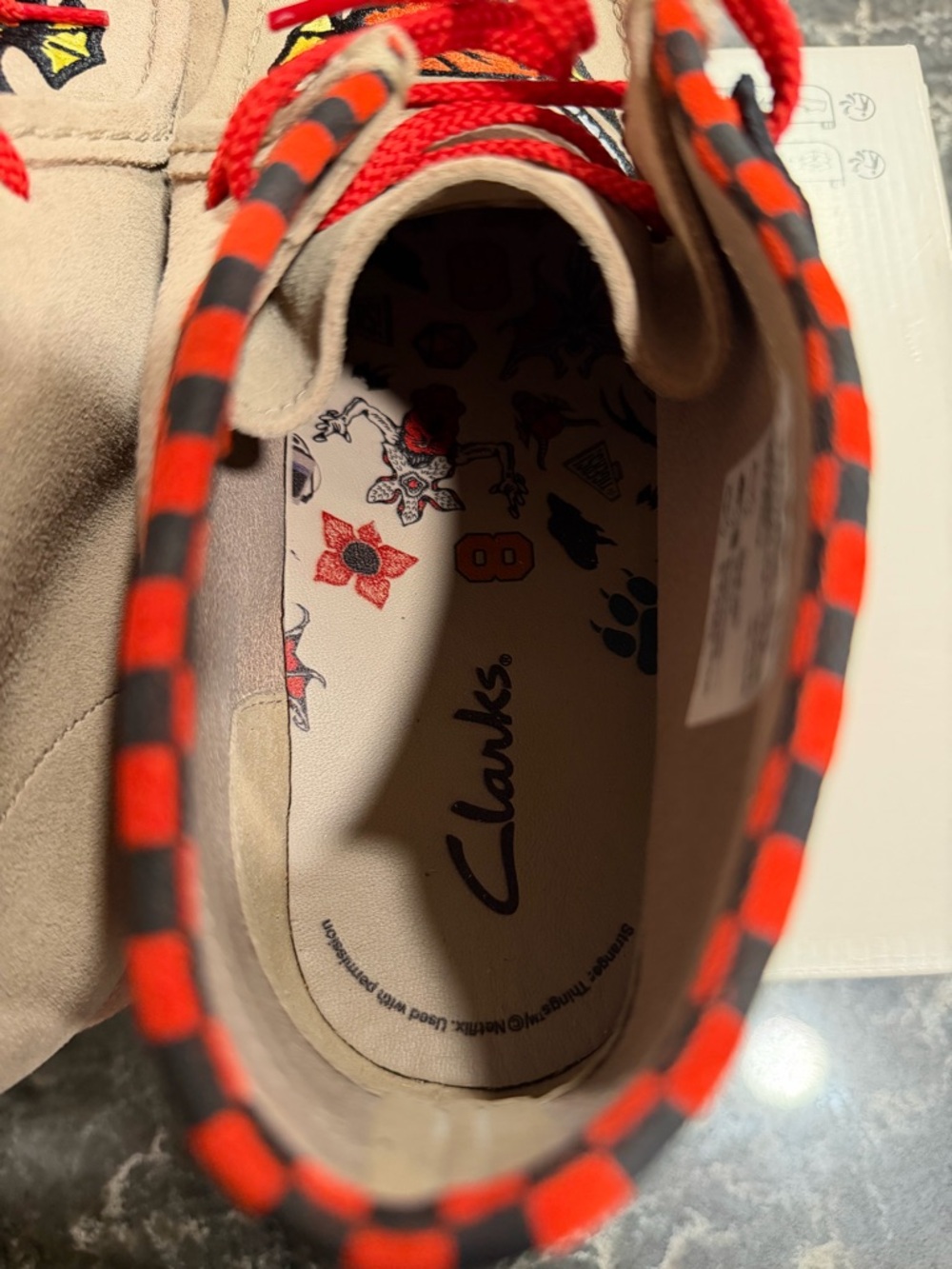 Clarks Stranger Things x Wallabee Evo 'Hellfire Club' - Picture 5 of 7